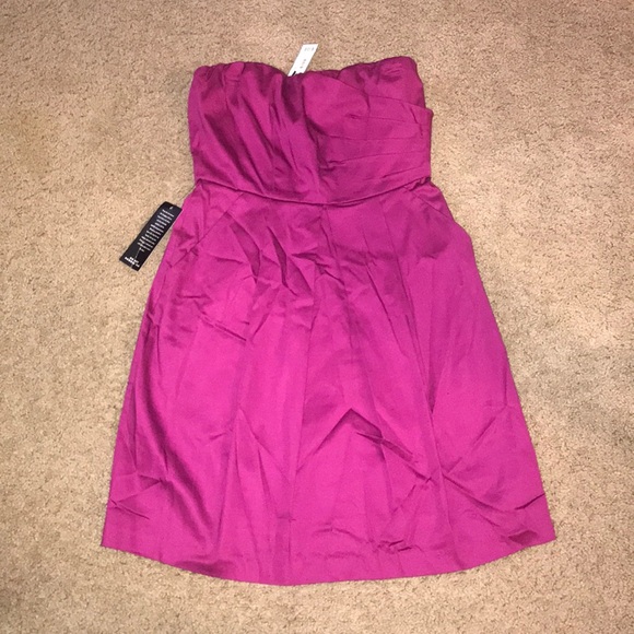 NWT Fuchsia strapless dress from The Limited - Picture 1 of 5
